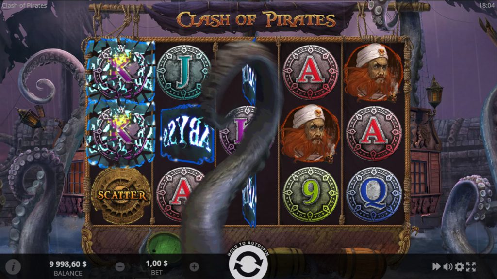 สล็อต Clash Of Pirates จาก Evoplay ที่มีใน Ambbet999.3