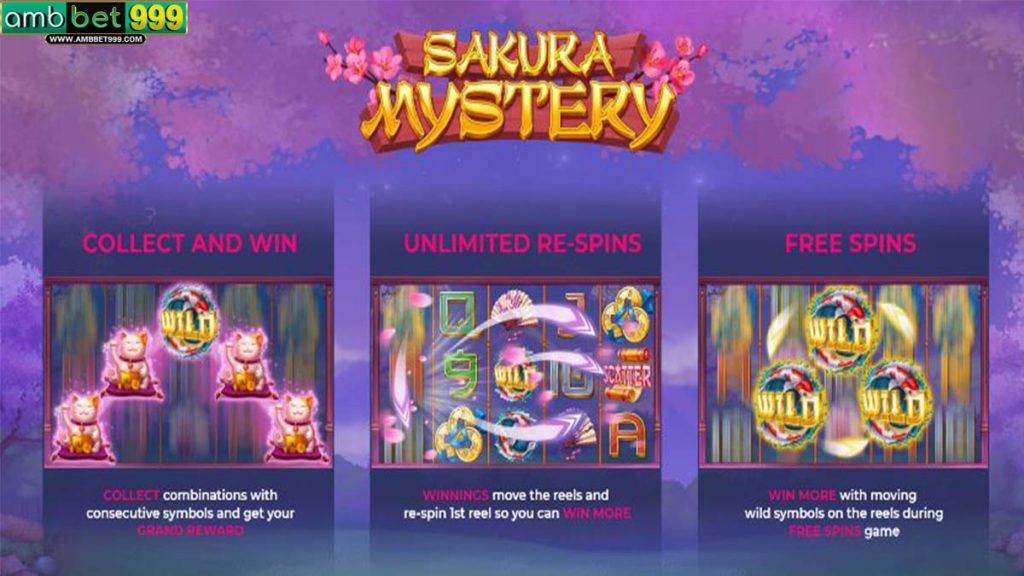 สล็อต Sakura Mystery จากค่าย Thunderspin ที่มีใน Ambbet999.3